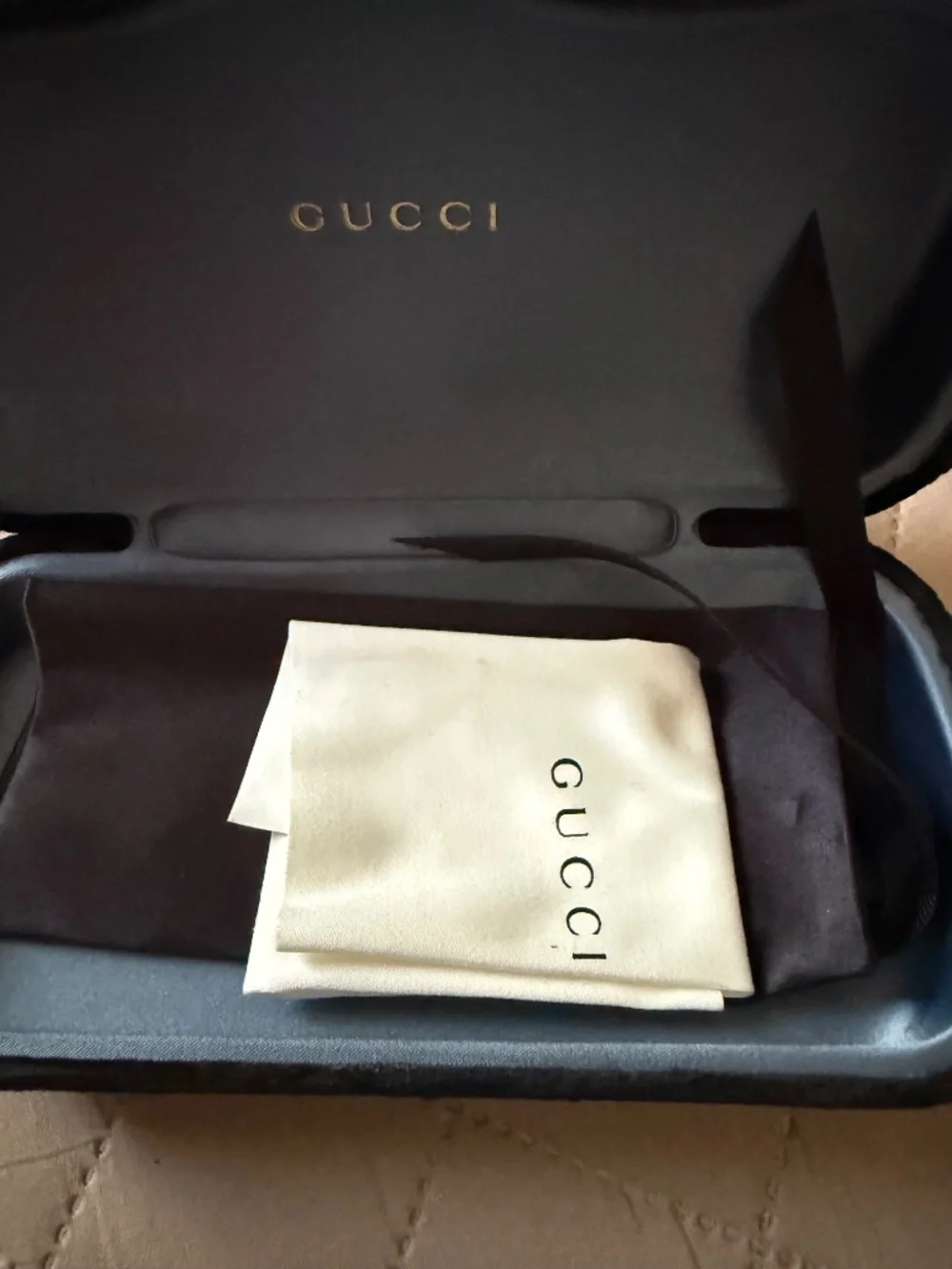 Gucci GG09340A 004BLKGREEN Unisex Browline Glasses - New w/ Tags 56□18-145